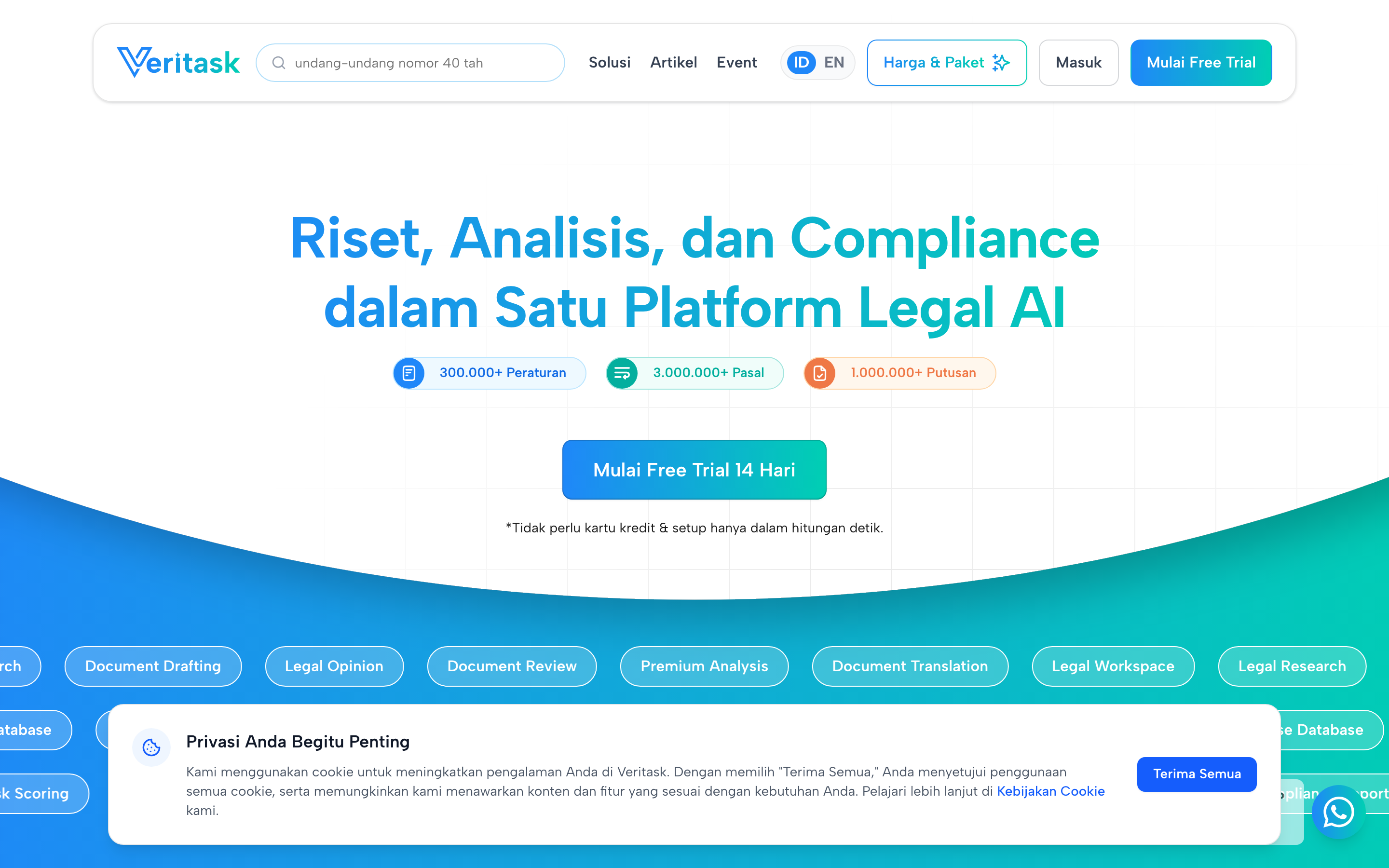 Veritask AI screenshot 2